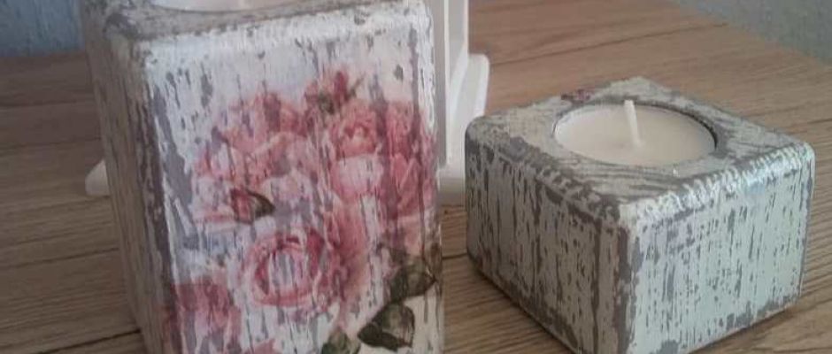 Warsztaty decoupage dla początkujących - świeczniki