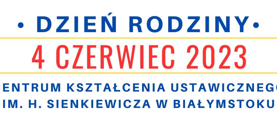 DZIEŃ RODZINY