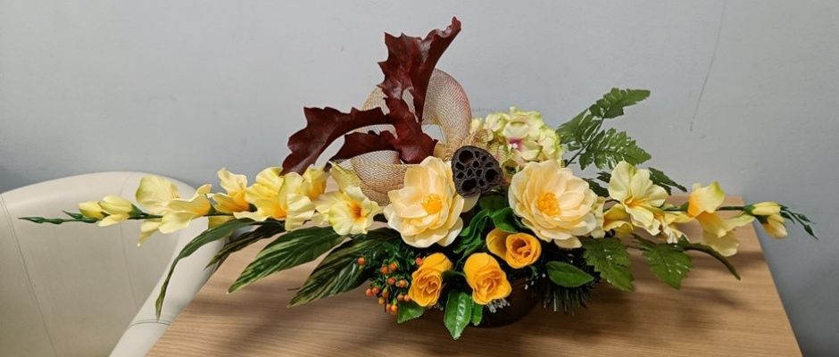 Warsztaty florystyczne dla seniorów - kompozycje na groby