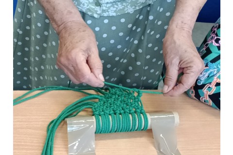 Warsztaty makramy dla seniorów