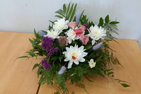 Warsztaty florystyczne dla seniorów - kompozycja na stół