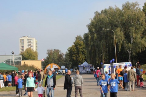 Prezentacja Białostockiej Akademii Rodziny podczas imprezy „Białystok Biega”