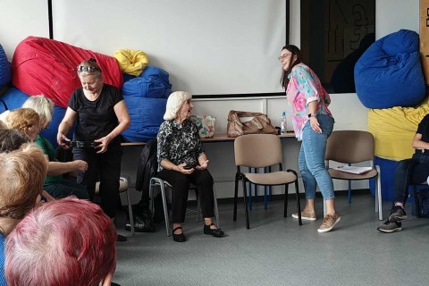Trening medyczny stóp dla seniorów
