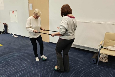 Trening medyczny stóp dla seniorów