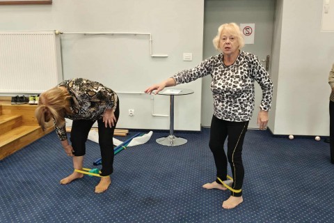 Trening medyczny stóp dla seniorów