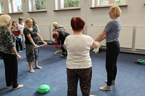 Trening medyczny stóp dla seniorów