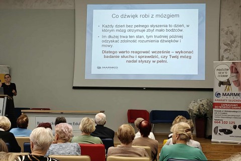 Prelekcja Słyszeć lepiej - jak dbać o słuch w dojrzałym wieku