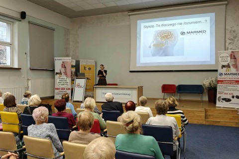 Prelekcja Słyszeć lepiej - jak dbać o słuch w dojrzałym wieku