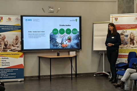 Cykl szkoleń w ramach projektu „Kierunek: zatrzymać osteoporozę”