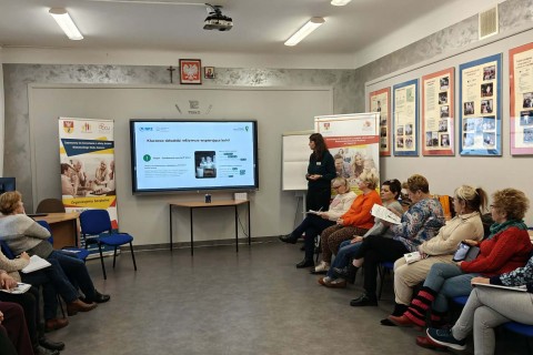Cykl szkoleń w ramach projektu „Kierunek: zatrzymać osteoporozę”