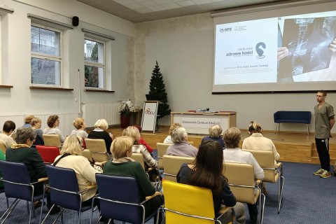 Cykl szkoleń w ramach projektu „Kierunek: zatrzymać osteoporozę”