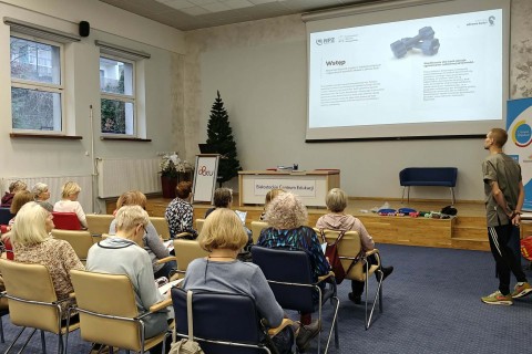Cykl szkoleń w ramach projektu „Kierunek: zatrzymać osteoporozę”