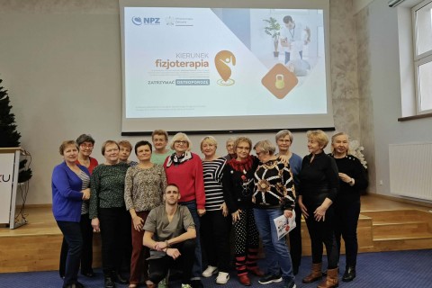 Cykl szkoleń w ramach projektu „Kierunek: zatrzymać osteoporozę”