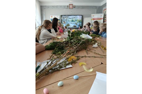 Warsztaty kreatywne dla rodziców z dziećmi 6+ Palmy wielkanocne