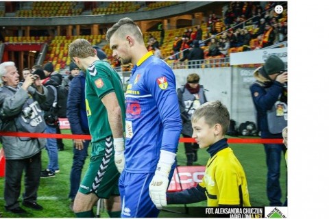 Udział dzieci z CKU w meczu Jagiellonii