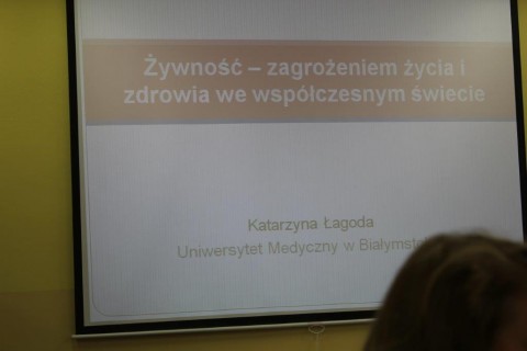 Wykład „Dietetyka. Wpływ chemii na nasze życie”