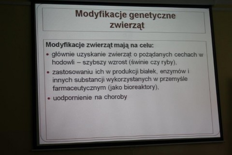 Wykład „Dietetyka. Wpływ chemii na nasze życie”