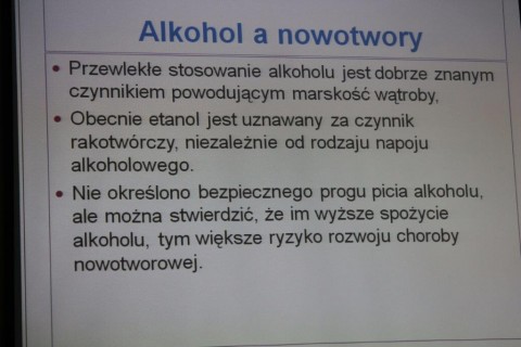 Wykład „Dietetyka. Wpływ chemii na nasze życie”