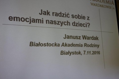Jak radzić sobie z emocjami naszych dzieci? - wykład dla rodziców