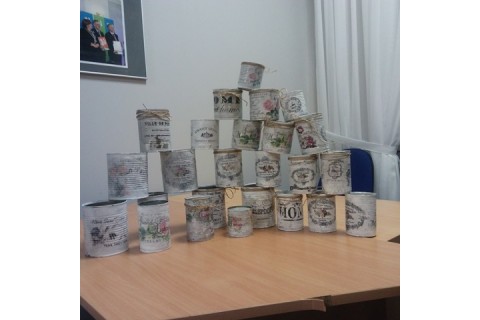 Warsztaty rodzinne decoupage