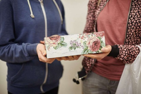 Warsztaty decoupage dla dorosłych „Chustecznik”