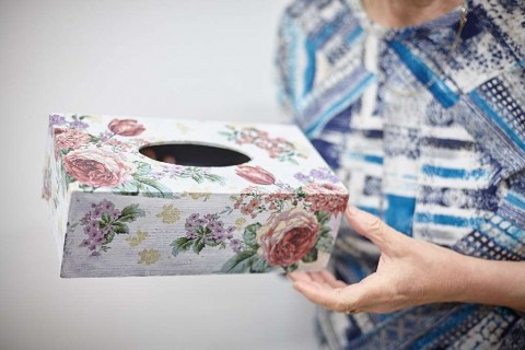 Warsztaty decoupage dla dorosłych „Chustecznik”