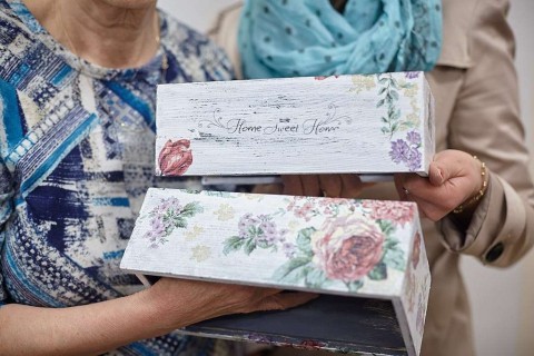 Warsztaty decoupage dla dorosłych „Chustecznik”