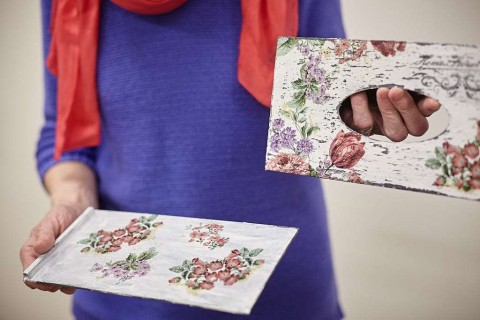 Warsztaty decoupage dla dorosłych „Chustecznik”