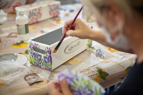 Warsztaty decoupage dla dorosłych „Skrzynka na zioła”