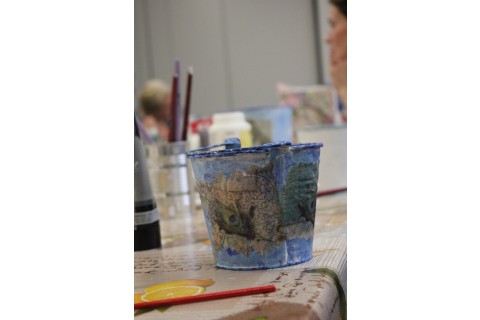 Warsztaty decoupage dla dorosłych „Romantyczna konewka”