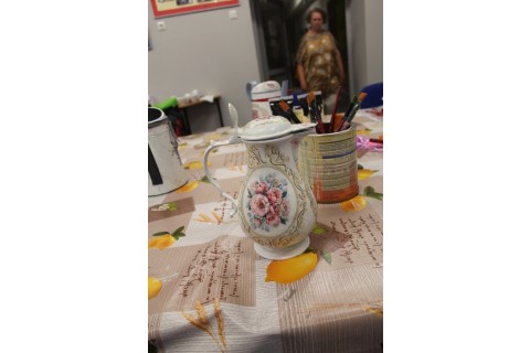 Warsztaty decoupage dla dorosłych „Romantyczna konewka”