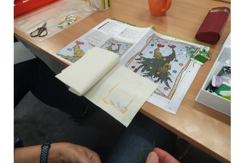 Spotkanie klubu pasjonatów robótek ręcznych