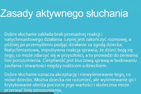 Wykład „Świat emocji dziecka”