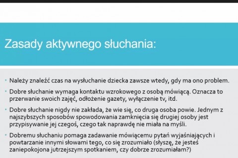 Wykład „Świat emocji dziecka”