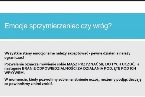 Wykład „Świat emocji dziecka”