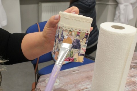 Warsztaty decoupage dla początkujących - świeczniki