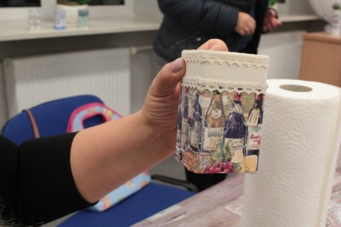 Warsztaty decoupage dla początkujących - świeczniki