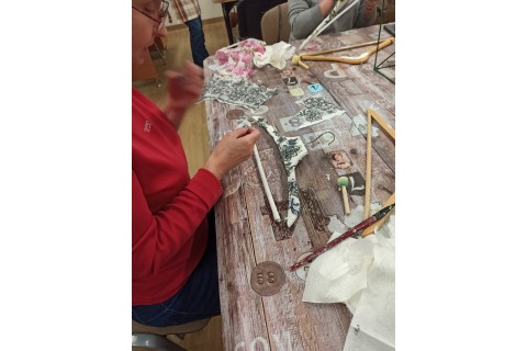 WARSZTATY DECOUPAGE DLA POCZĄTKUJĄCYCH - „NOWE ŻYCIE WIESZAKA”