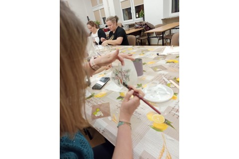 Warsztaty decoupage - świąteczne lampiony