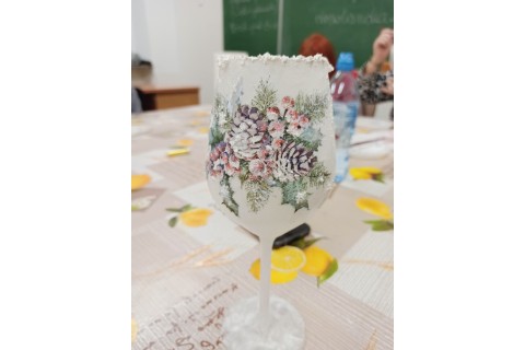 Warsztaty decoupage - świąteczne lampiony