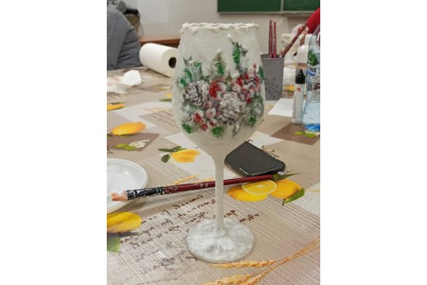 Warsztaty decoupage - świąteczne lampiony