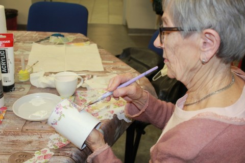 Warsztaty decoupage dla seniora
