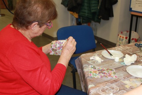 Warsztaty decoupage dla seniora