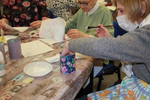 Warsztaty decoupage dla seniora