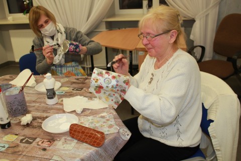 Warsztaty decoupage dla seniora