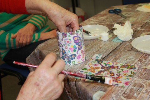 Warsztaty decoupage dla seniora