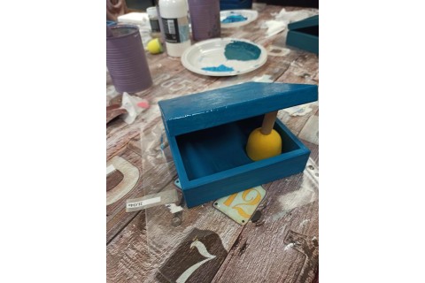 Warsztaty decoupage - pudełko