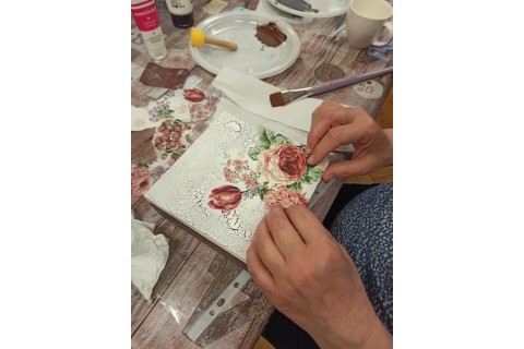 Warsztaty decoupage - pudełko