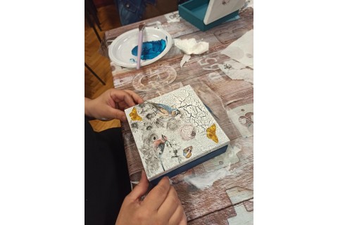 Warsztaty decoupage - pudełko