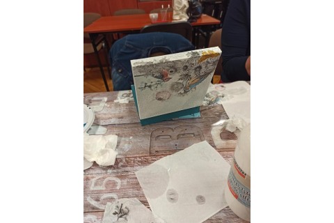 Warsztaty decoupage - pudełko